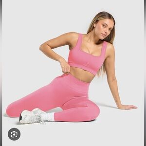 Like New! Gymshark Corset Seamless Leggings and Sports Bra SET